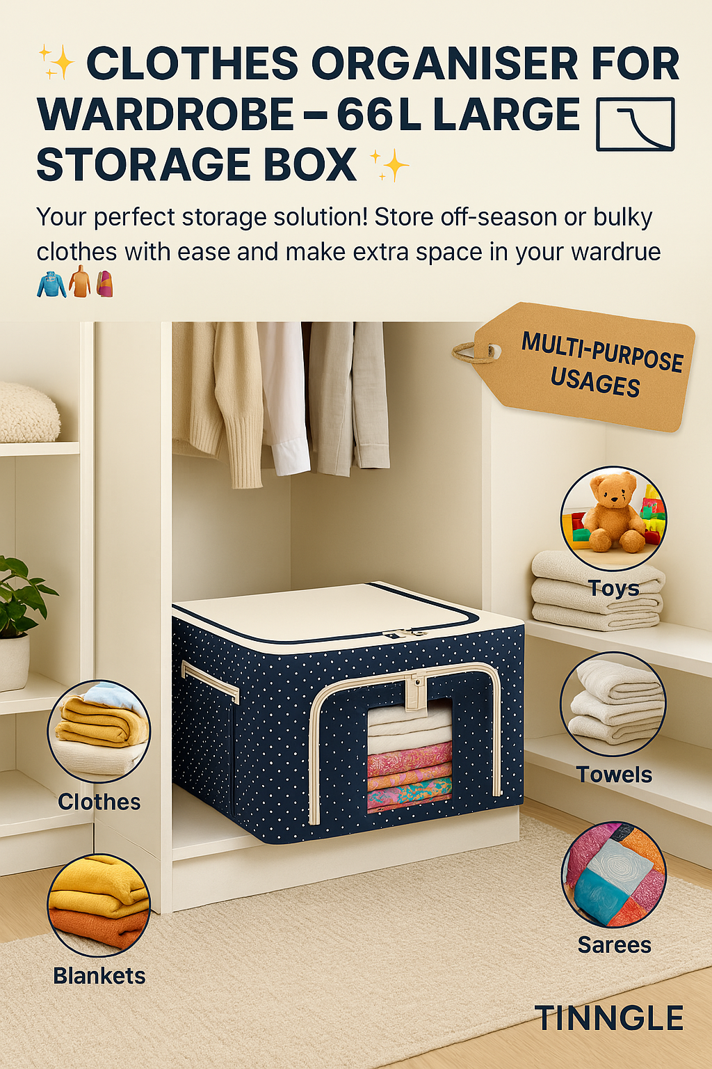 66L Storage Box